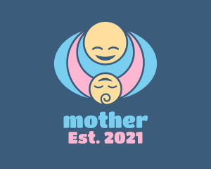 Mother & Child Hug logo design