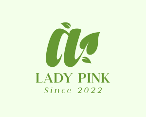 Nature - Leaf Gardening Letter A logo design
