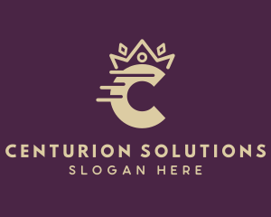 Crown Logistics Letter C logo design