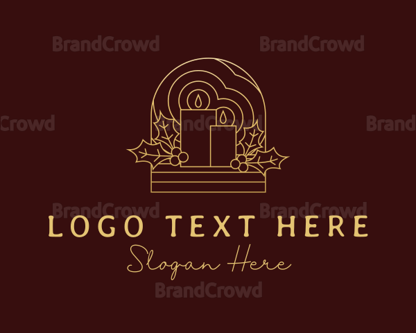 Gold Scented Candle Logo