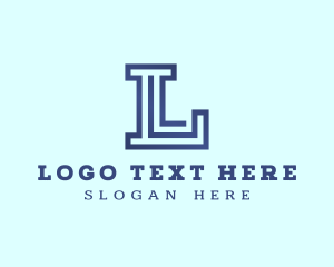 Entrepreneur - Startup Modern Letter L logo design