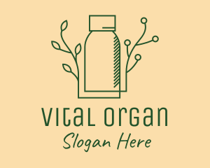 Organic Essential Oil logo design