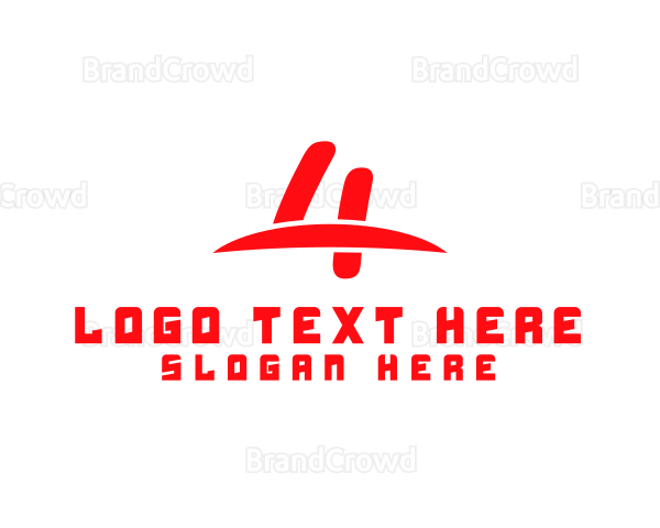 Beach Coast Number 4 Logo