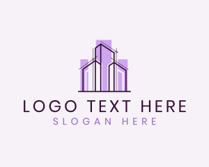 Tower - Builder Architecture Draftsman logo design