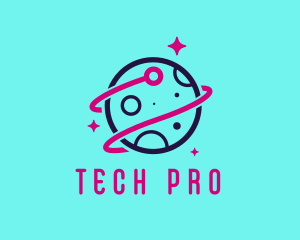 Technology - Aerospace Technology Planet logo design