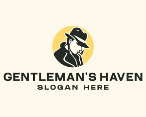 Male Detective Investigator logo design