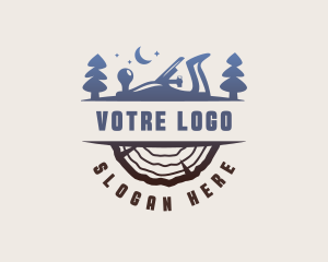 Woodworking - Carpentry Woodworking Tools logo design
