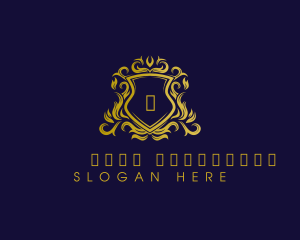 Luxury Shield Crown logo design