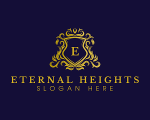 Luxury Shield Crown logo design