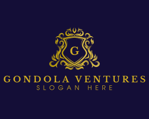 Luxury Shield Crown logo design