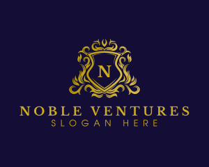 Luxury Shield Crown logo design