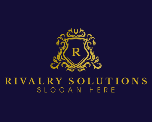 Luxury Shield Crown logo design