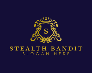 Luxury Shield Crown logo design