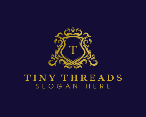 Luxury Shield Crown logo design