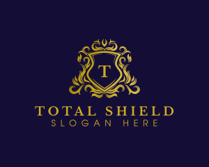 Luxury Shield Crown logo design