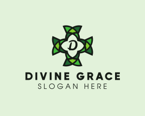 Religious - Religious Cross Mosaic logo design