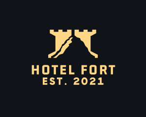 Mountain Tower Fort logo design