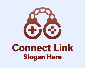 Link - Brown Chain Controller logo design