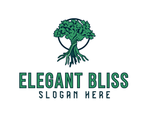 Natural Tree Plant  Logo