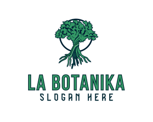 Natural Tree Plant  Logo