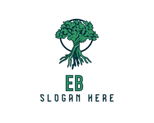 Natural - Natural Tree Plant logo design