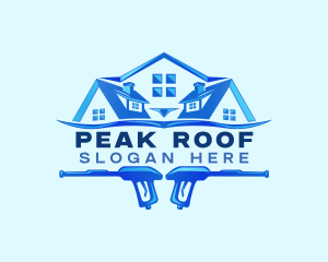 Roof - Roof Power Wash Cleaning logo design
