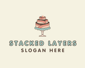 Layered - Sweet Cake Dessert logo design