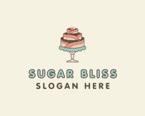 Sweet - Sweet Cake Dessert logo design