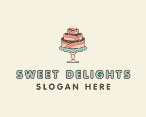 Pastries - Sweet Cake Dessert logo design