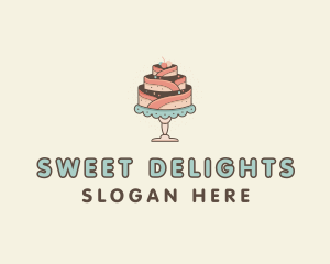 Dessert - Sweet Cake Dessert logo design