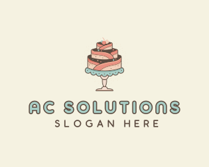 Sweet Cake Dessert logo design