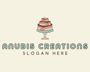 Sweet Cake Dessert logo design