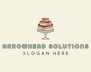 Sweet Cake Dessert logo design