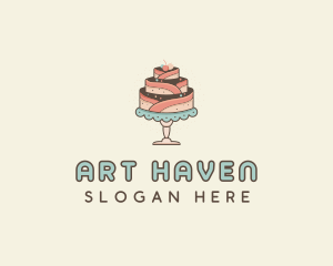 Sweet Cake Dessert logo design