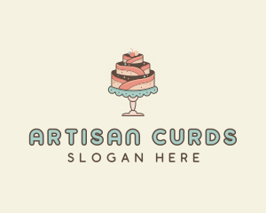 Sweet Cake Dessert logo design