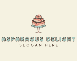 Sweet Cake Dessert logo design