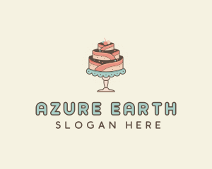 Sweet Cake Dessert logo design