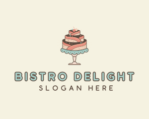 Sweet Cake Dessert logo design