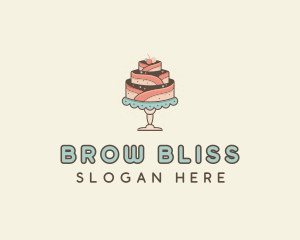 Sweet Cake Dessert logo design