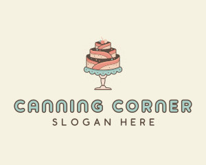 Sweet Cake Dessert logo design