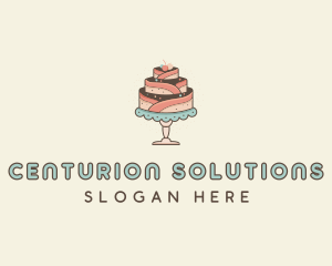 Sweet Cake Dessert logo design