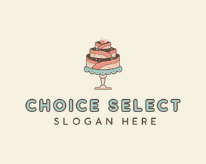 Sweet Cake Dessert logo design