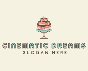 Sweet Cake Dessert logo design