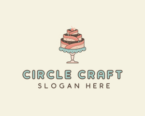 Sweet Cake Dessert logo design