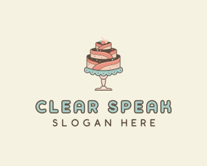 Sweet Cake Dessert logo design