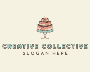 Sweet Cake Dessert logo design