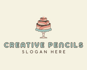 Sweet Cake Dessert logo design