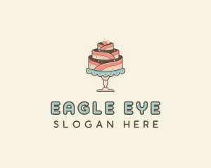 Sweet Cake Dessert logo design