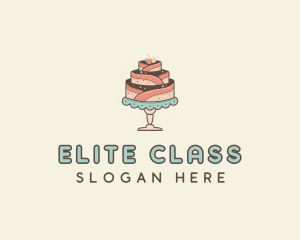 Sweet Cake Dessert logo design