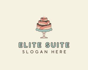 Sweet Cake Dessert logo design